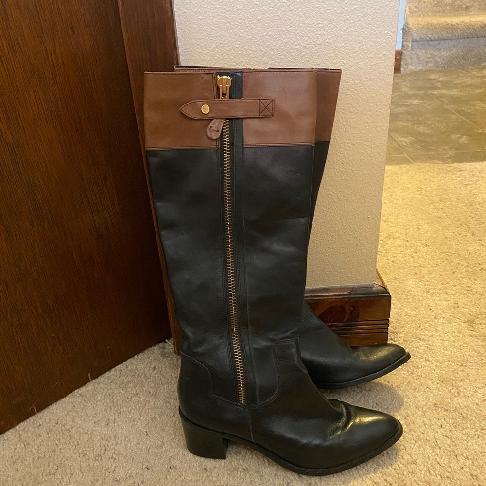 Diane Von Furstenberg DVF tall riding boots
